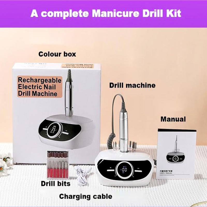 Professionelle elektrische Nagelbohrmaschine